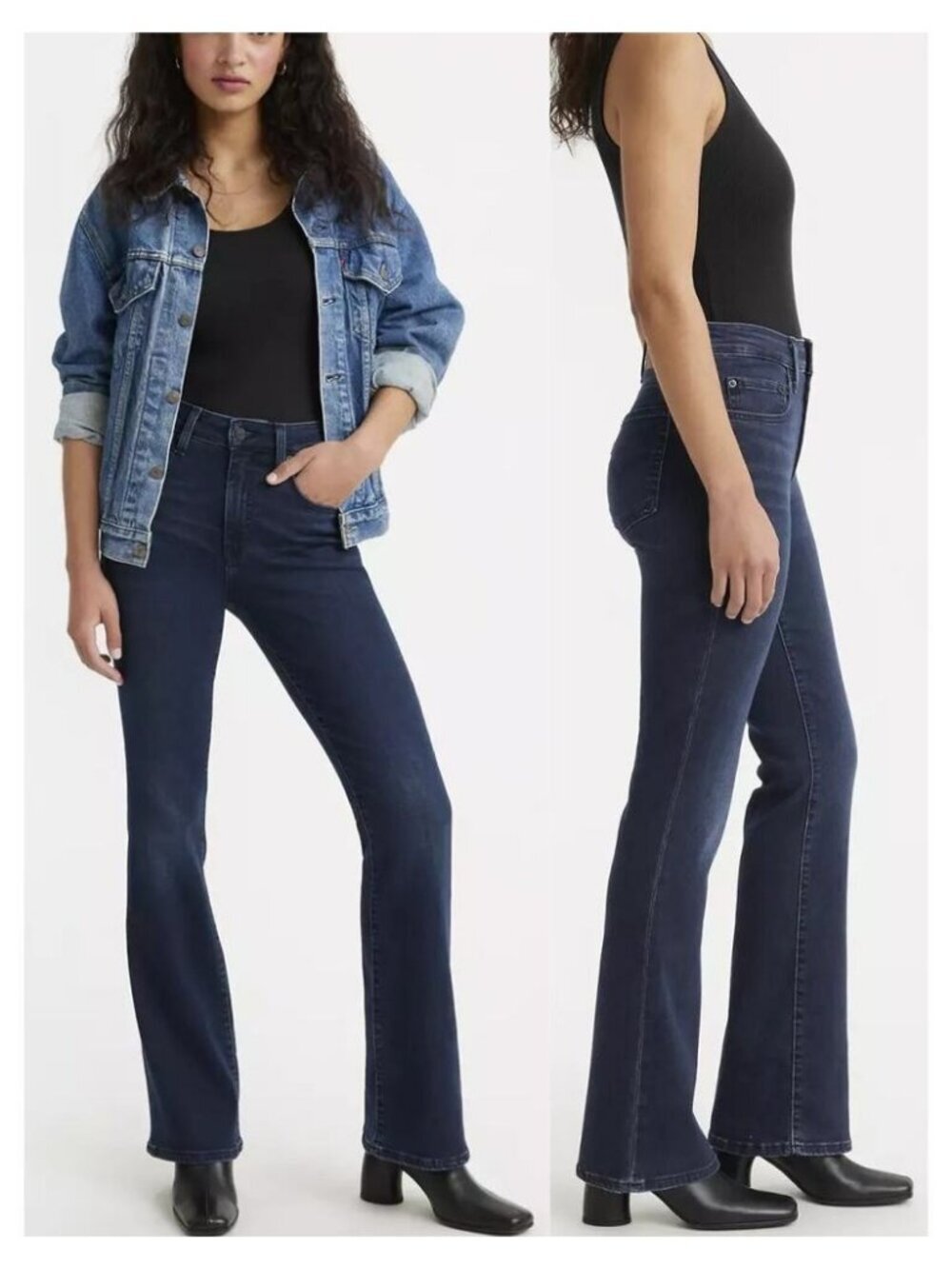 LEVI'S Premium 725 High Rise Bootcut Women's Jeans Size 29 Lots Of Love